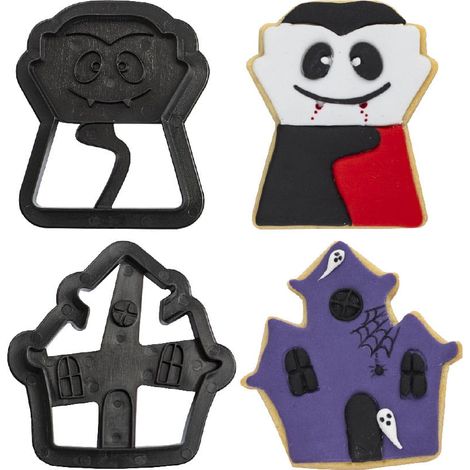 Emporte-pièces Halloween Vampire et Château (2 pièces) (1/3)