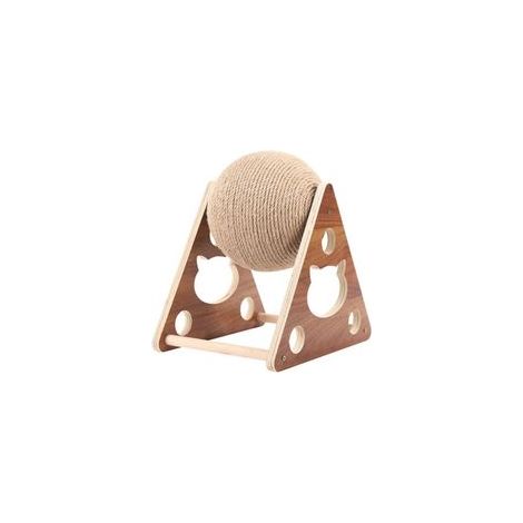 Planche à gratter en bois et sisal pour chat, cadre d'escalade, petite taille – (1/4)
