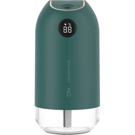 Humidificateur d'air 500ML, humidificateur d'air à ultrasons silencieux pour bébé, éteint automatiquement l'humidificateur d'air domestique, utilisé pour le yoga dans la chambre et le bureau, avec fil (1/5)