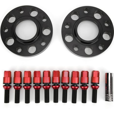 Kit Entretoises de Roue Centrées 15mm/0.6in pour Série 2 F22/F23 2013-2019, Rouges, Remplacement Entretien (1/5)