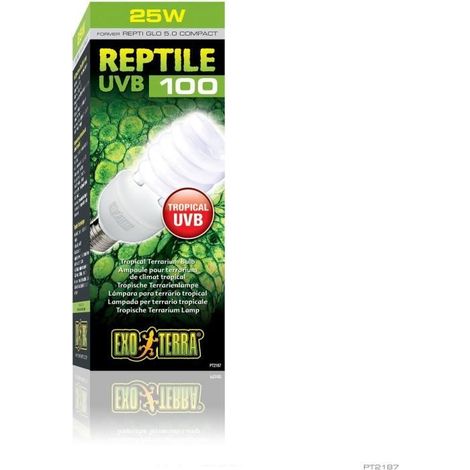 Ampoule fluocompacte UVB pour terrarium - EXO TERRA - Reptile UVB 100 - Climat tropical et subtropical 26W (1/4)