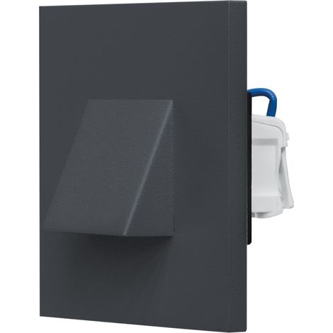 EVN Lichttechnik LED-Wandeinbauleuchte 3000K IP44 anth LQ41802AE (1/4)