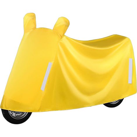 Housse imperméable pour moto – Protection imperméable renforcée Housse de pluie pour le rangement extérieur – Protection hivernale pour scooter contre la neige, le soleil et la pluie. (1/5)