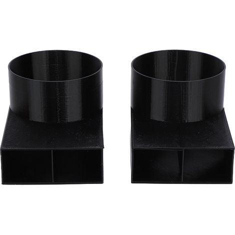 Déflecteur de sortie d'air de chauffage RV, 2 pièces, 90 degrés, 55mm, remplacement Truma (1/5)