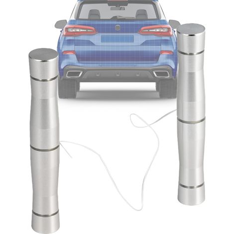 Emblem Entferner Auto Logo Werkzeug Karosserie Abzeichen Entferner Set Lackschonendes Demontage Tool mit 25 Ersatz Drahtseilen für Fahrzeug Tuning Folierung Werkstatt Anwendung (1/5)