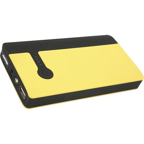 Batterie de Secours 9000mAh 500A 12V Boosteur de Démarrage pour Voiture Banque d'Énergie Chargeur de Batterie avec Prise EU 100-240V Noir et Jaune (1/5)