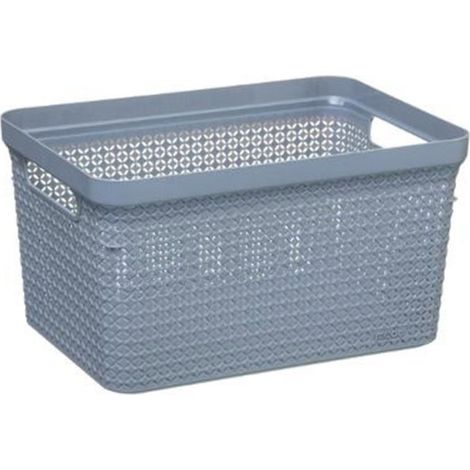 Panier de Rangement "Scandi" 5L Gris