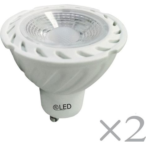 Pack 2 bombillas LED GU10 (7W)