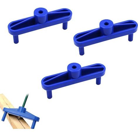 Set mit 3 professionellen Holzbearbeitungsmarkern, Präzisionsmarkierwerkzeug, Zentrierführungslineal, Markierungslineal für Tischler- und Heimwerkerprojekte, kompatibel mit Bleistiften (1/5)