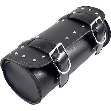 Sacoche de selle universelle pour moto, sacoche à outils pour moto, sacoche à outils en cuir imperméable pour moto (1/5)