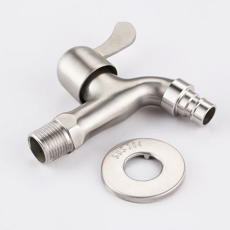 Robinet d'eau antidéflagrant 304, robinet à ouverture rapide 4 points, universel pour salle de bain, cuisine et salle de douche