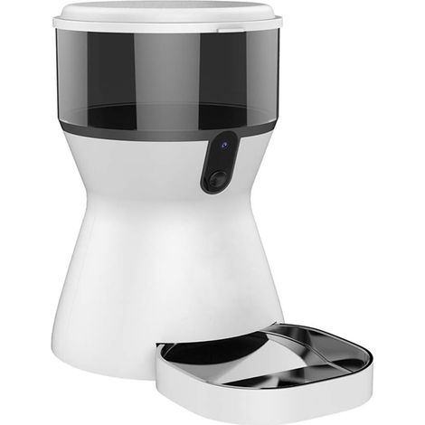 Automatic Pet Feeder, 4L Smart Pet Feeder Food Dispenser, HD Camera Video Recording, App Control for iPhone and Android, for Cats (1/5)