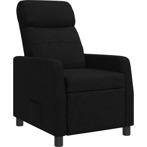 Liegesessel Schwarz Stoff vidaXL (1/5)