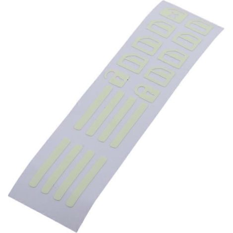 Autocollant décoratif pour bouton de lève-vitre de voiture, ouverture de porte, garniture lumineuse pour vitres (1/5)