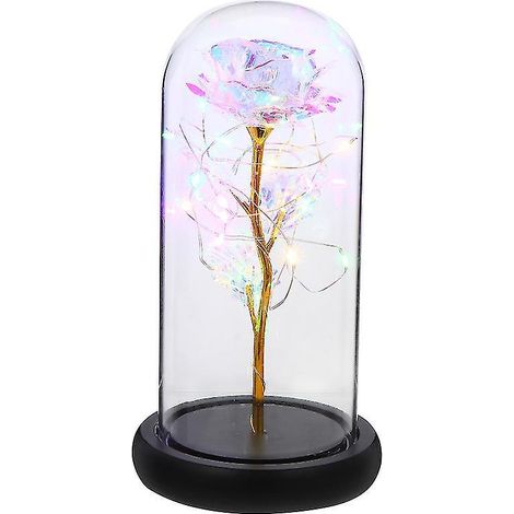 1 rose artificielle lumineuse (1/3)