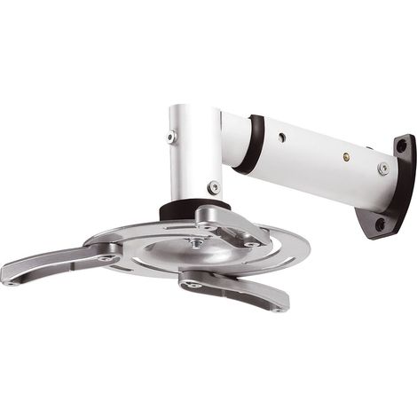 Support mural pour TV projecteur Distance 260-335 mm Pivotant 360° Inclinaison 20° Argent (1/5)