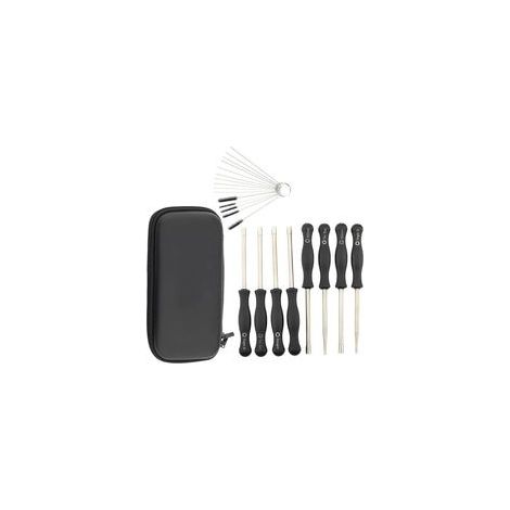 Kit di chiavi per la regolazione del carburatore per decespugliatori e motoseghe, con le seguenti caratteristiche: Chiave, Attrezzo, Kit, Vite - Crezuo