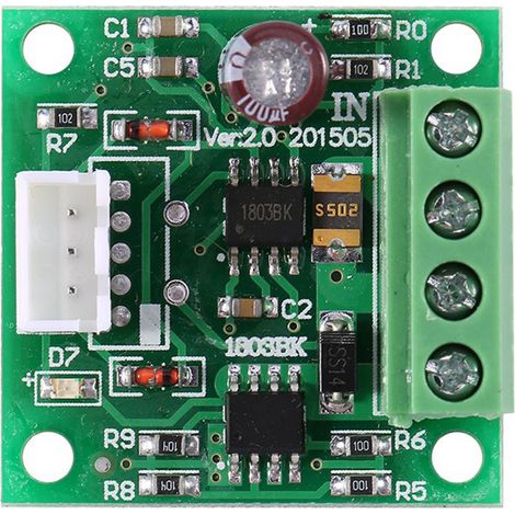 Mini-PWM-Motordrehzahlregler-Steuermodul für Niederspannungs-Gleichstrom (1,8 V - 15 V, 2 A) (1/5)