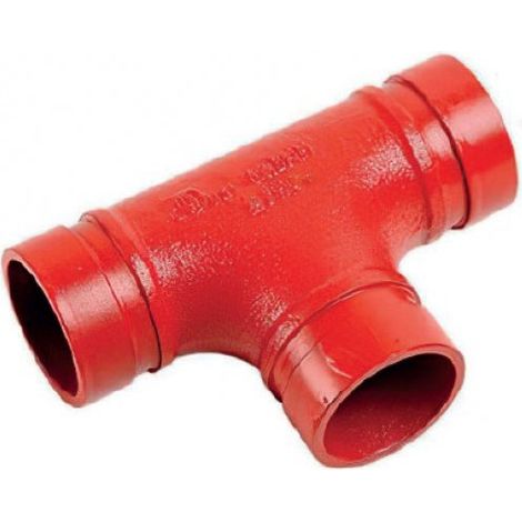 Raccordo A Tee Scanalato In Ghisa Duttile - Misura: 33,7 mm (1")