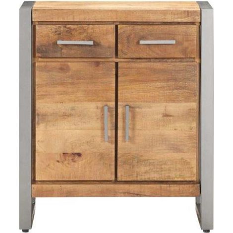 Maison Exclusive - Credenza 60x35x72 cm in Legno di Mango Grezzo (1/5)