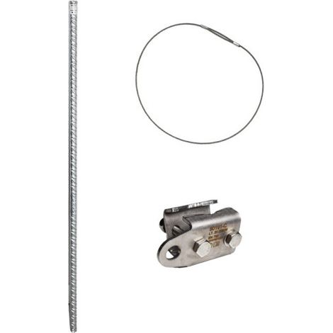 Set de anclaje a TALUDES de acero galvanizado en caliente