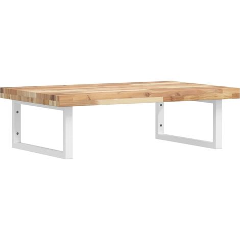Maison Exclusive - Waschbeckenregal Wandmontage Stahl und Akazien