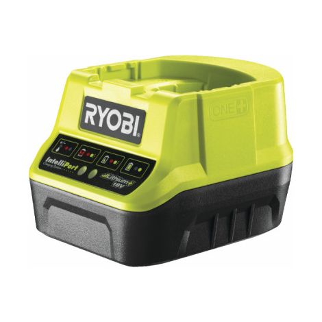 [MAI USATO] Caricabatterie rapido agli ioni di litio RYOBI 18V 2.0Ah One+ RC18120