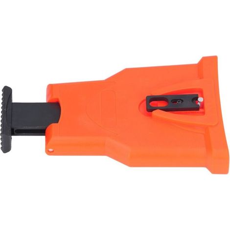 Aiguiseur de Chaîne Rapide pour Scie à Chaîne Outils de Meulage pour Bûcherons Pierre à Aiguiser Chaîne Orange-KZQ (1/5)