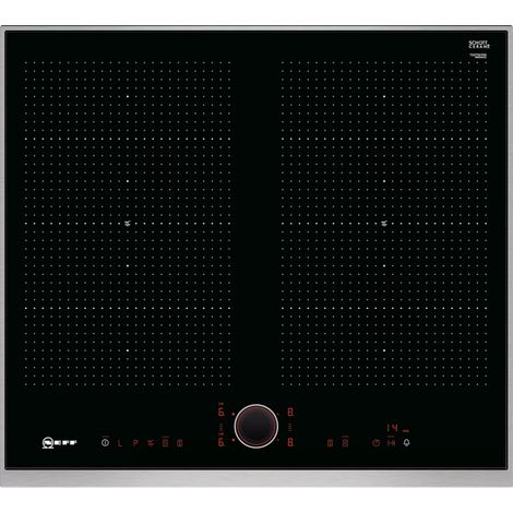 Neff – Plaque induction 4 foyers 60 cm – Puissance 7400 W – Verre-céramique – T56NBJ1L0 (1/7)