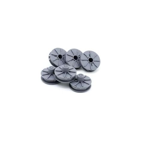 Bobine de fil de rechange 5307-20 (6 pièces) pour coupe-bordures Gardena 9805, 9806, 9807, 9808, 9809, 9827, 8846, 8847, 8848, 9870, 9872, 9874 - Ø 1,6 mm, 6,1 m (1/4)