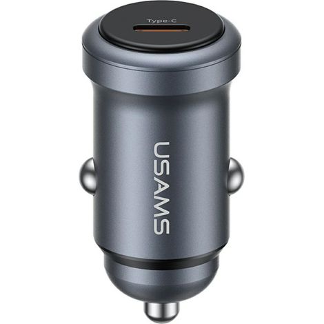 Caricabatterie da auto in alluminio USAMS CC321 30W PD USB-C resistente all'ossidazione (1/5)