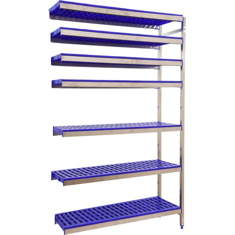 Simonrack SIMONINOX scaffale in acciaio inox viola 7 ripiani