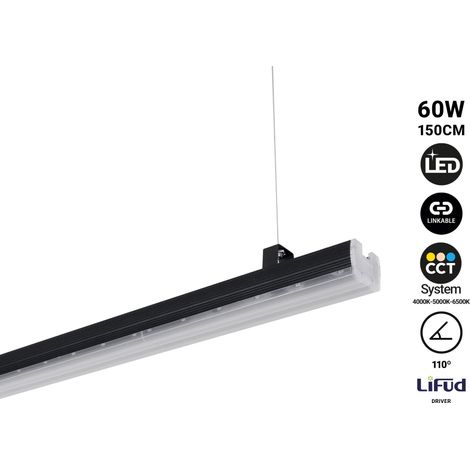 Barra Lineal LED De Alta Potencia - 60W - 150cm - Enlazable