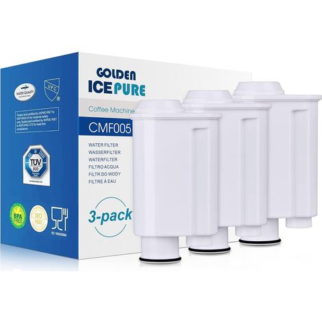 Filtre à eau pour machine à café Compatible Avec CA6702/00/CA6702/10/CA6706/48/Intenza+/21001711, 3 pièces (1/5)