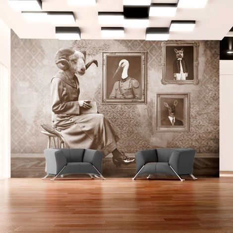 Papier peint vrais hipsters - 150 x 105 cm (1/4)