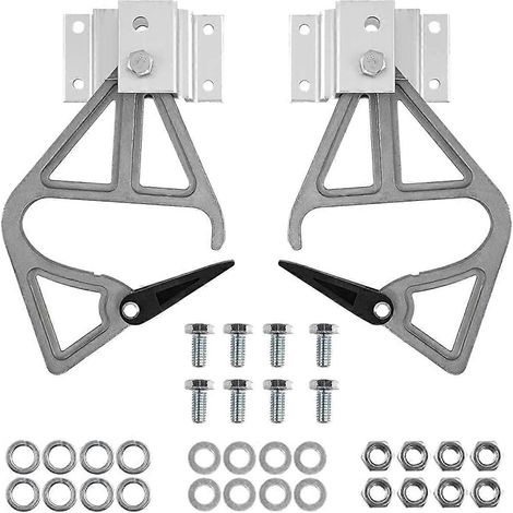 Verrous d'échelle extensible en aluminium compatibles avec les kits de verrouillage pour échelles extensibles de 28 à 11 barreaux. Accessoires pour échelles extensibles. (1/4)