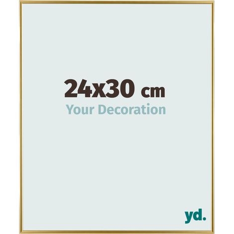 yd. - Cadre photo 24x30 - Or - Plastique - Evry
