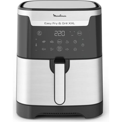 Moulinex – Friteuse sans huile 6,5L – Air fryer et gril 2-en-1 – 8 programmes automatiques – Technologie Extra Crisp pour cuisson saine (1/3)