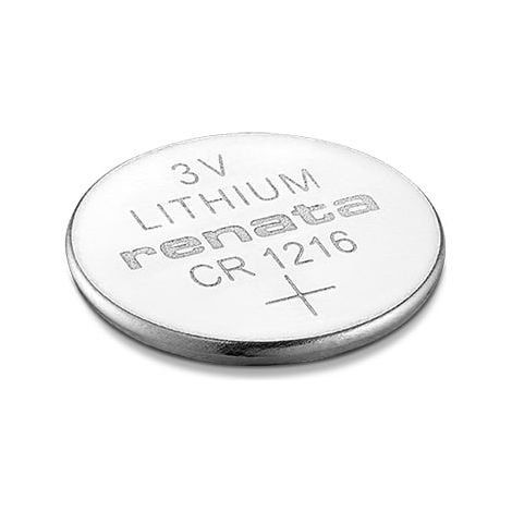 Renata / Swatch Group - Pile bouton lithium blister CR1216 RENATA 3V 25mAh (1/2)