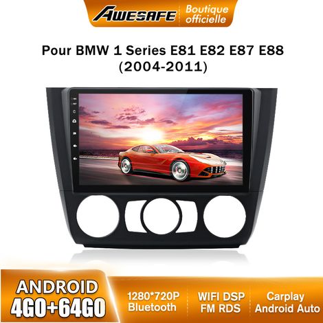 AWESAFE Autoradio Android 13 pour BMW 1 Series E81 E82 E87 E88 (2004-2011) 4Go+64Go 9 Pouces Écran Carplay Android Auto GPS WiFi (1/5)