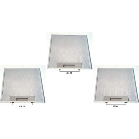 3 PZ FILTRO CAPPA IN ALLUMINIO FABER CM 25X30X8 1330018480 133.0018.480 F 254