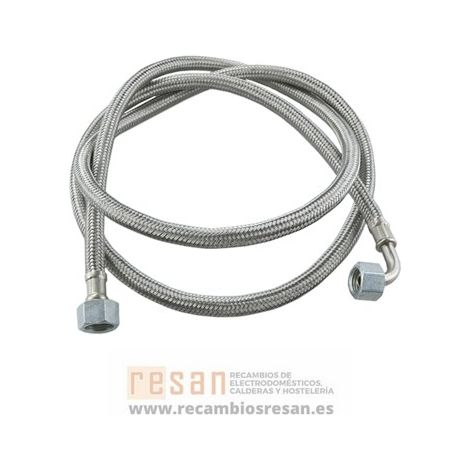 Latiguillo gasoil 1/4H codo 3/8H recta 1500mm
