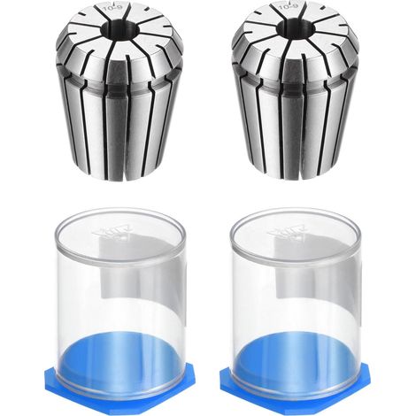 2Pcs Pince à Ressort ER32 10mm Mandrin 0.008 Acier à Ressort 65Mn (1/5)