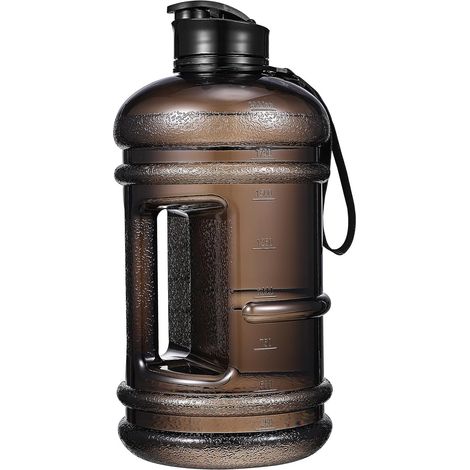 Gourde de sport de grande capacité (2,2 L), à double paroi isolée sous vide, pour la salle de sport, les activités de plein air et les voyages (1/5)