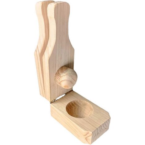 Presse-bananes en bois compact et résistant - Outil de cuisine indispensable (1/5)
