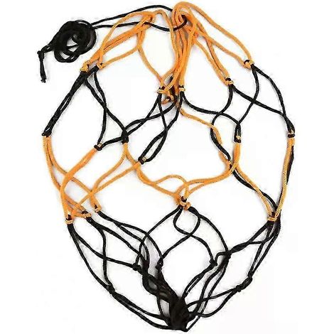Sac à ballons en filet, idéal pour le football, le basketball et autres sports de plein air. Ce sac de rangement à cordon est parfait pour ranger et transporter vos ballons de football ou de basketbal (1/5)