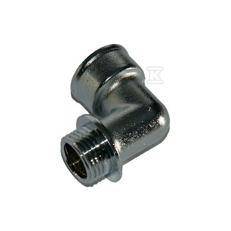 Coude 90ST gwxgz 1/2" chromé en ligne