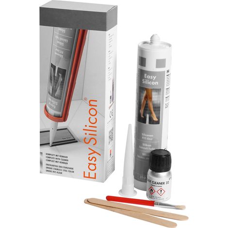 Easy drain easy silicone étanchéité 290ml. couleur inox (1/5)