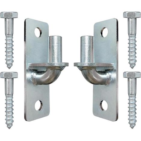 métalliques robustes paquet de 2 avec axe de 5 8 pour
