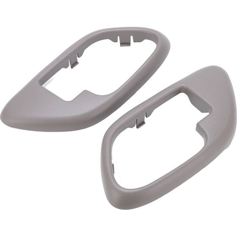 Poignées de porte intérieures 2 pièces gris, kit de remplacement pour Cadillac Escalade, garniture de poignée d'habitacle, accessoire de décoration intérieure. (1/5)